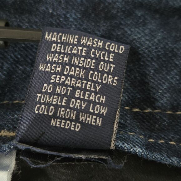 Girbaud Vintage Dark Jeans Men's Size 36 Baggy Oversized 90's Y2K Streetwear - Picture 9 of 9